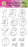  Outline Numbers   (A6 Stamp)