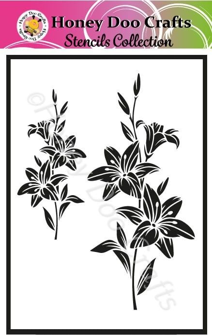 Lily  (A5 Stencil)