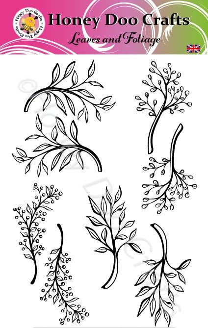 Leaves and Foliage (A5 Stamp)