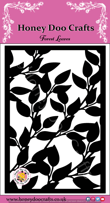 Honey Doo Crafts - Forest Leaves Die