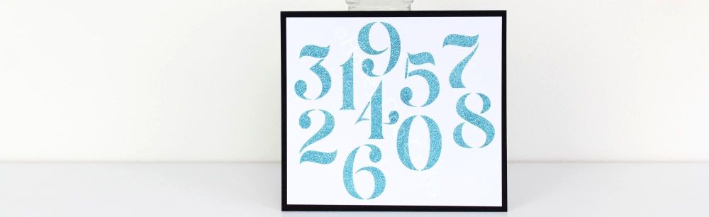Numbers  (A5 Stencil)