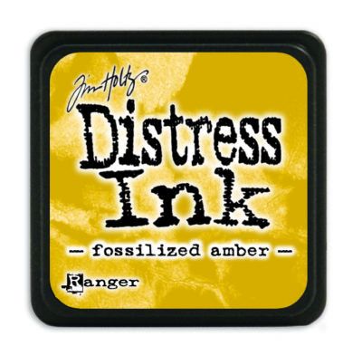 Mini Distress Ink Pad - Fossilized Amber