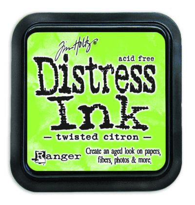 Mini Distress Ink Pad - Twisted Citron