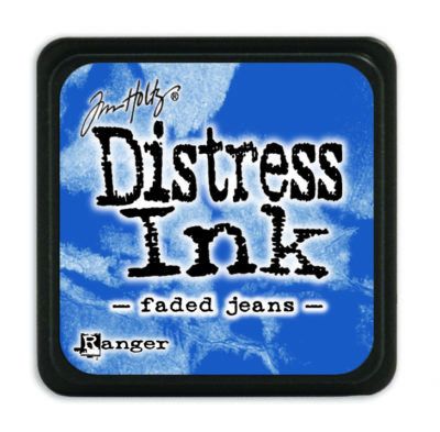 Mini Distress Ink Pad - Faded Jeans
