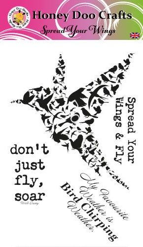 Spread Your Wings  (A6 Stamp)