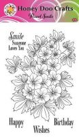 Floral Smile  (A6 Stamp)