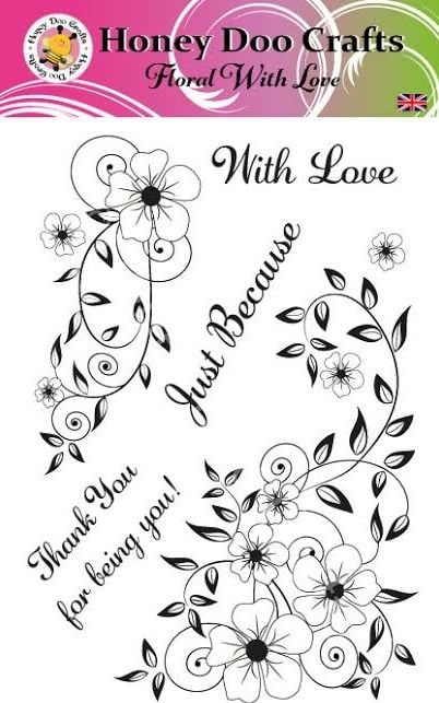 Floral With Love (A5 Stamp)