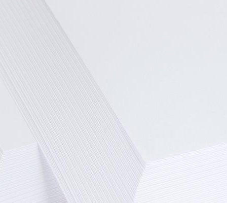 25 Sheets A4 White Super Smooth Stamping Card – 300 Gsm