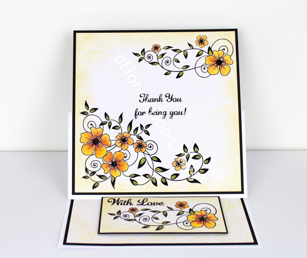 Floral With Love  (A5 Stamp)