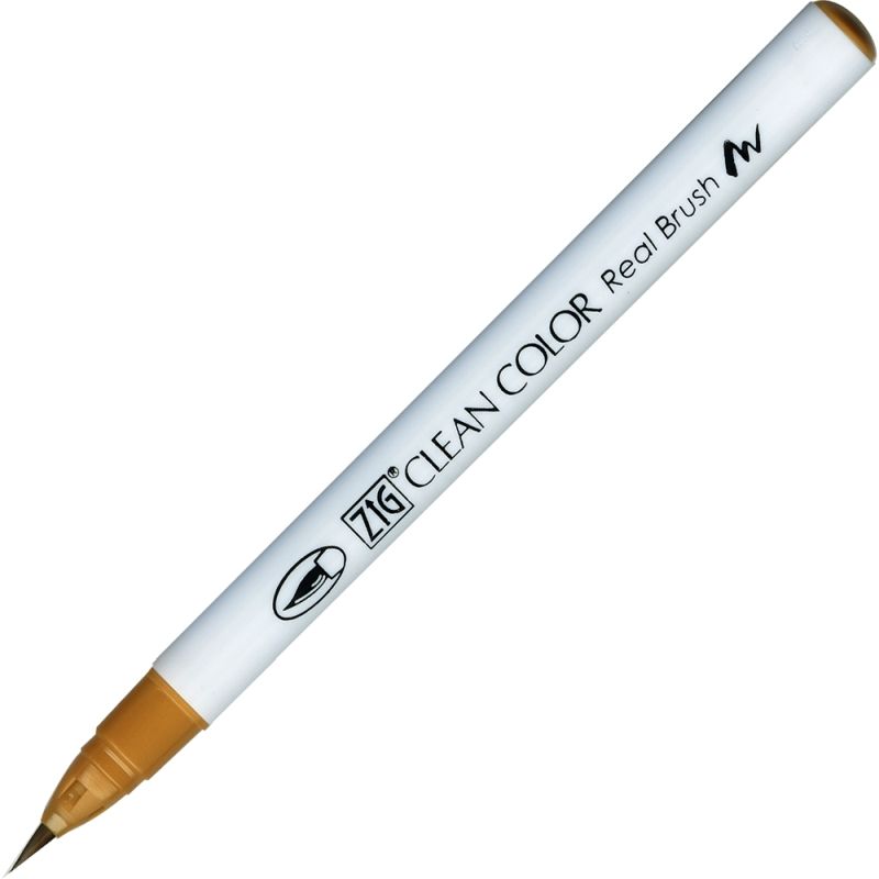 Kuretake Zig Clean Colour Pen With Real Brush Nib -  Beige  072