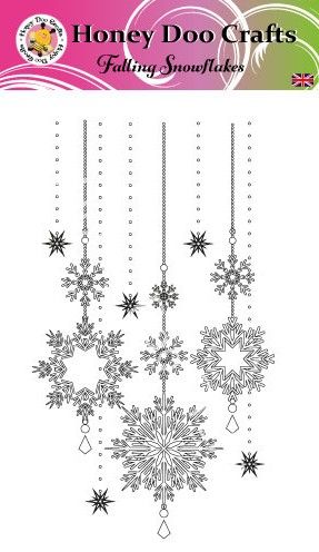 New - Falling Snowflakes (A6 Stamp)