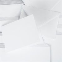 10 Mont Blanc Cards & Envelopes – 8″ x 8″ White – 350gsm   Ann Marie Designs