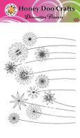New - Decorative Flowers  (A6 Stamp)