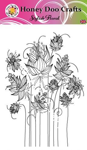 New - Stylish Floral (A6 Stamp)