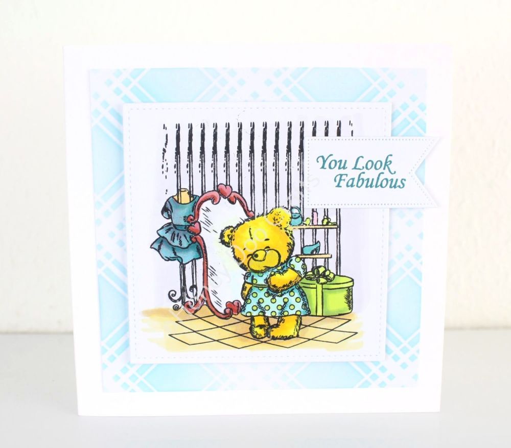 Tilly Teddy (A6 Stamp)