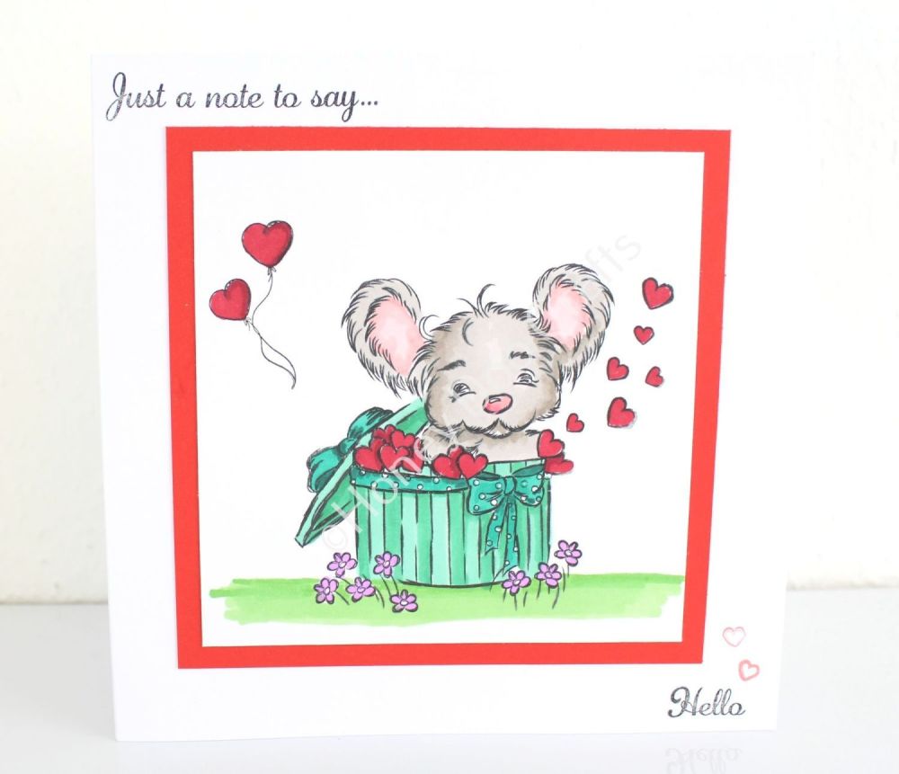 Maisie Mouse  (A6 Stamp)