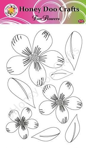 New - Fun Flowers  (A6 Stamp)