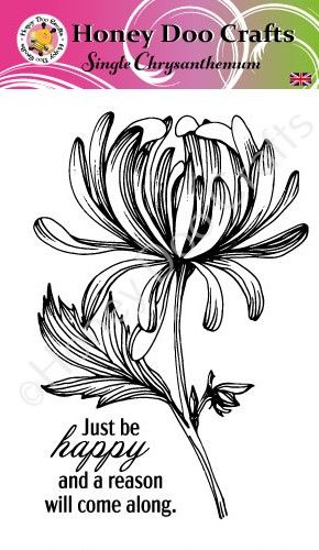  Single Chrysanthemum    (A6 Stamp)