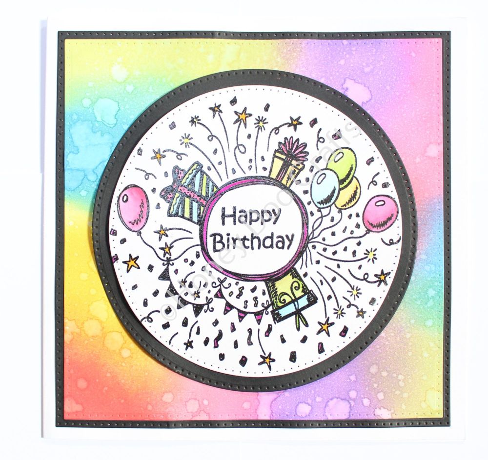 Birthday Wreath    (A5 Stamp)