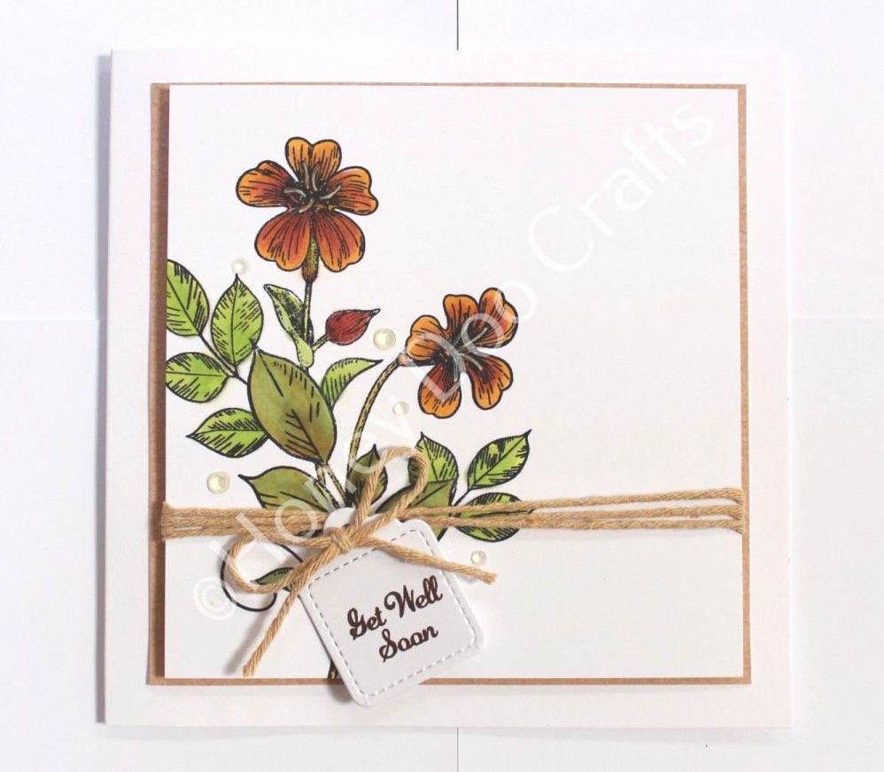 Handtied Bouquet   (A6 Stamp)