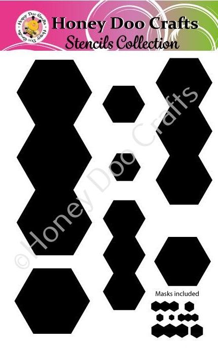 New - Hexagon Stencil and Masks