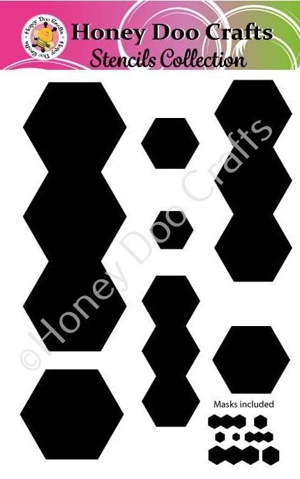  Hexagon Stencil and Masks