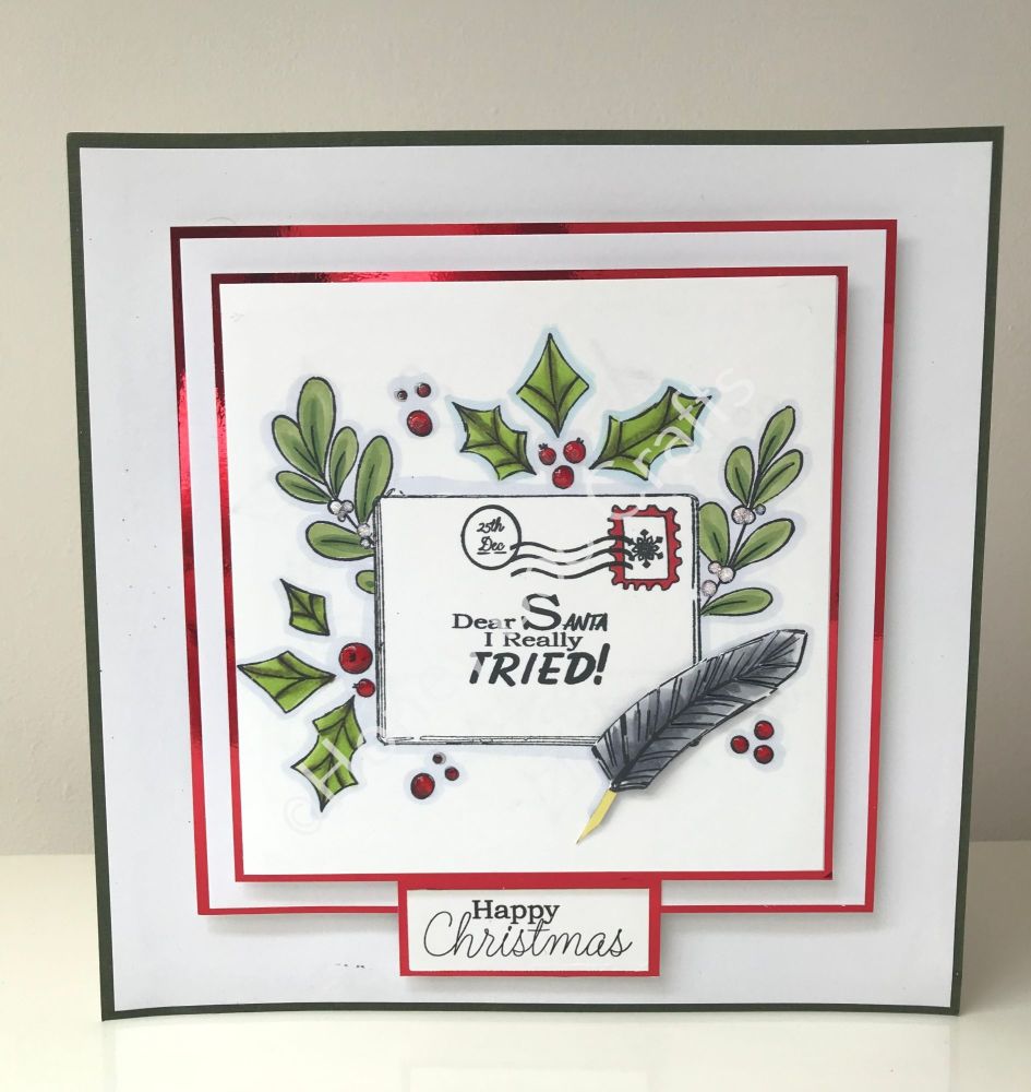  Christmas Letter  (A5 Stamp)