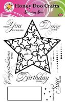 New - Shining Star  (A5 Stamp) - Pre order for dispatch approx 5th Dec