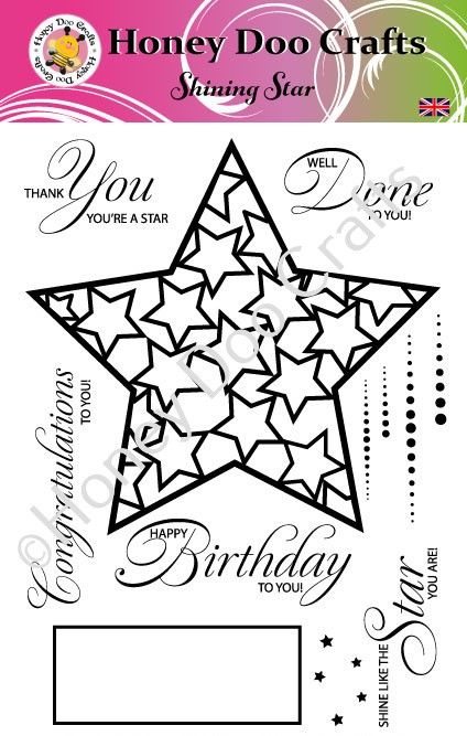 New - Shining Star  (A5 Stamp)