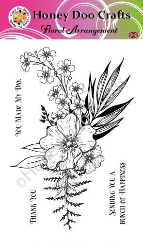 New - Floral Arrangement    (A6 Stamp)      Pre Order Only Dispatched Approx 16th May