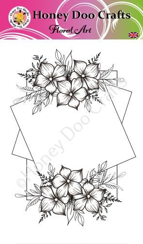 New - Floral Art   (A6 Stamp)    Pre Order Only Dispatched Approx 24th May