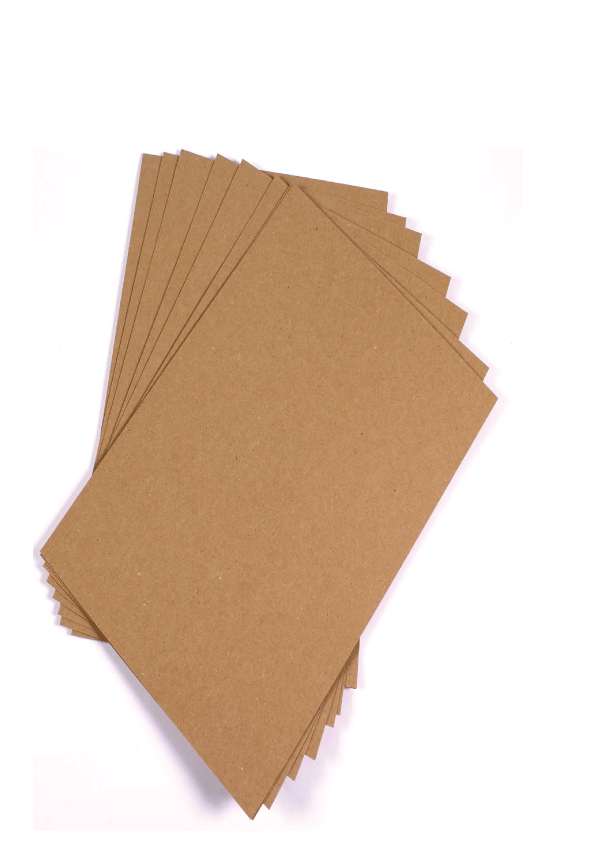 25 Sheets A4 Kraft Card Brown 280gsm