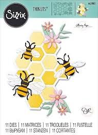 Sizzix - Thinlits Dies - Bee Hive - 665880