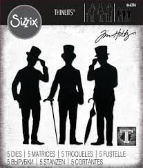 Sizzix Thinlits Die Set 5PK - Gentlemen by Tim Holtz