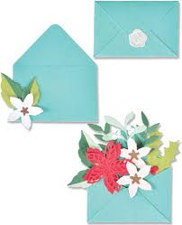 Sizzix Thinlits Die Set 13PK - Festive Envelope