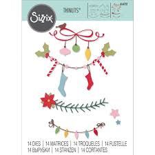 Sizzix Thinlits Die Set 14PK - Christmas Borders