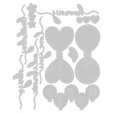 Sizzix Thinlits Die Set 11PK - Balloon Occasions