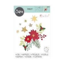 Sizzix Thinlits Die Set 14PK - Festive Foliage