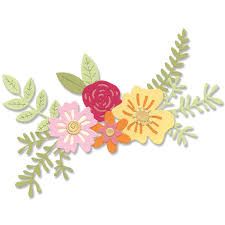 Sizzix Thinlits Die - Floral Cluster 666118