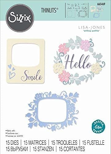 Sizzix Thinlits Die Set 15PK - Rounded Picture Frames