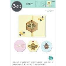 Sizzix Thinlits Die Set 16PK - Summer Spinner Card