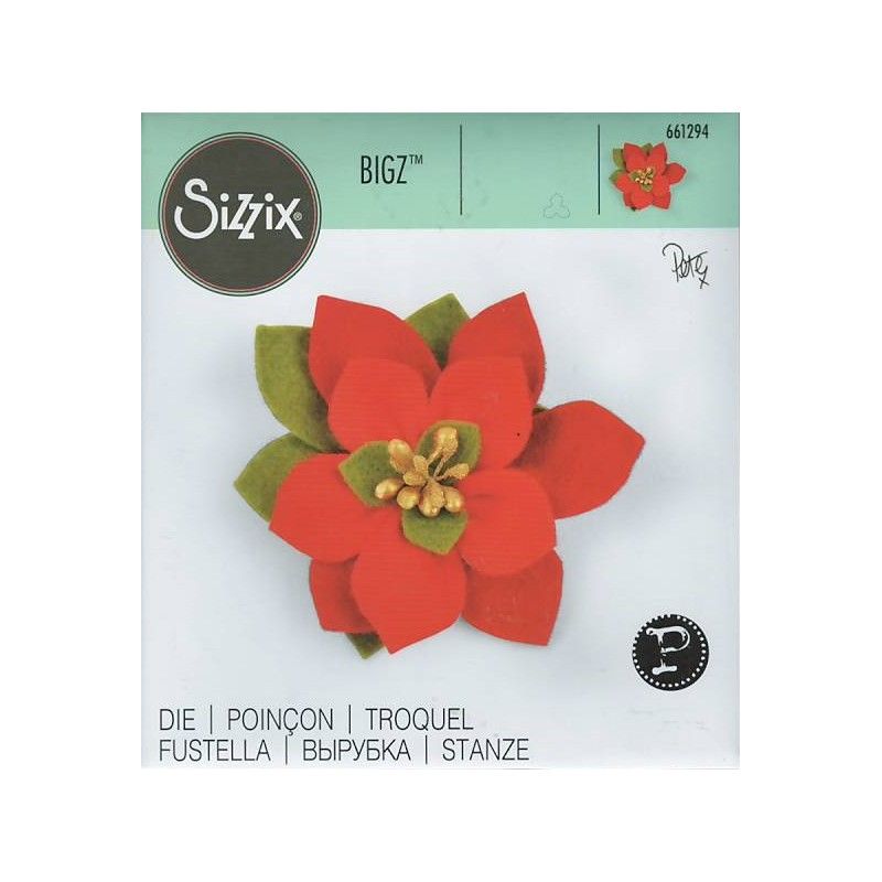 Sizzix Bigz Die - Build a Bloom, Poinsettia