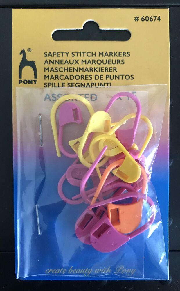 Pony Safety Stitch Markers - Assorted (P60674)