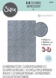 Sizzix 3-D Textured Impressions Embossing Folder - Tileable
