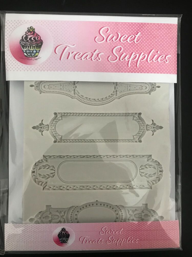 Sweet Treats Border Silicone Molds Frame Effect