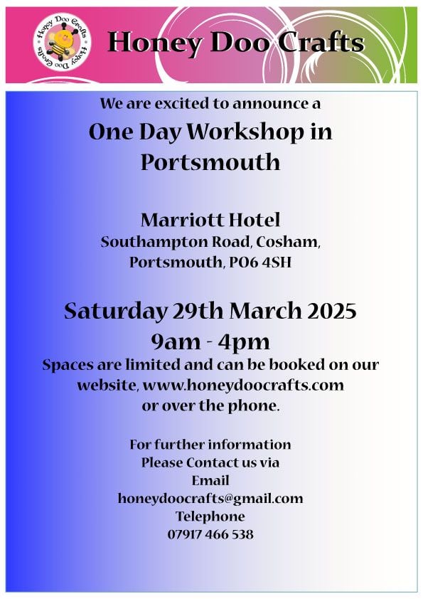 One Day Workshop Workshop - Portsmouth - Saturday 29th March 2025