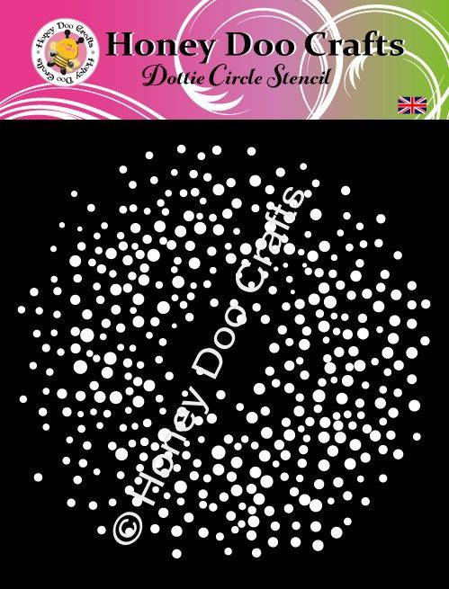 Dottie Circle Stencil  (7 x 7)