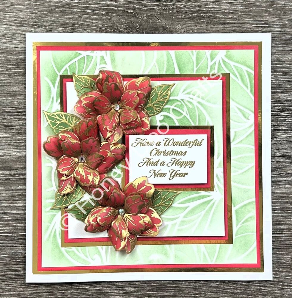 Vintage Flowers  (A6 Stamp)