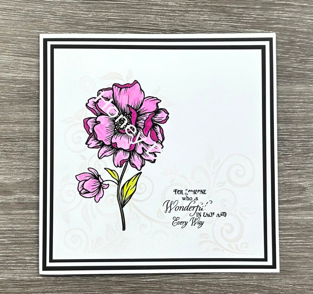 Fabulous Flower  (A6 Stamp)