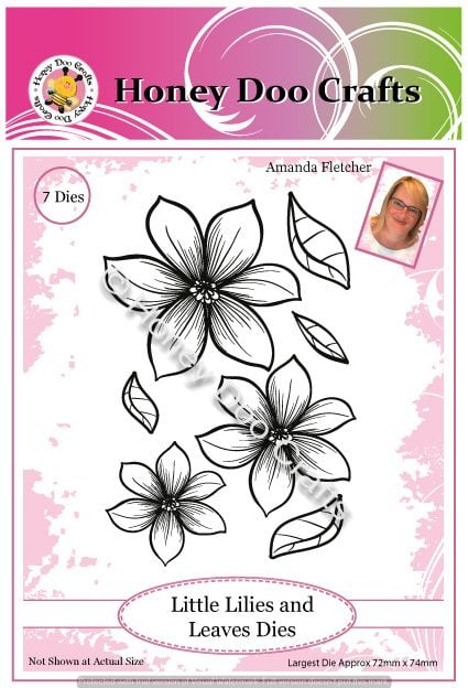 New - Little Lilies and Leaves Detailed Dies